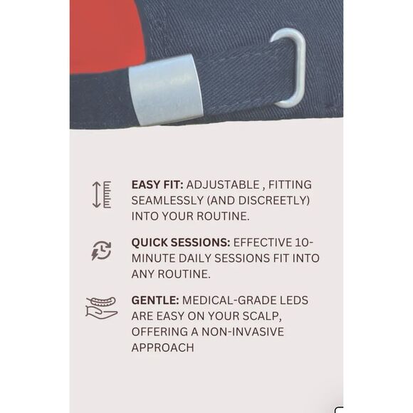 Solaris Laboratories NY Visispec LED Scalp Health ‘000’ Hat, LED Hair Boost. NIB - Picture 3 of 13